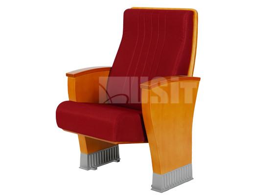 Excellent Plywood Auditorium Commercial Theater Seating With Polished Alu