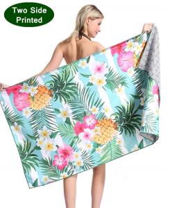 Wholesale Quick Dry Super Absorbent Sand Free Microfiber Pool Beach Towel Blanket from china suppliers