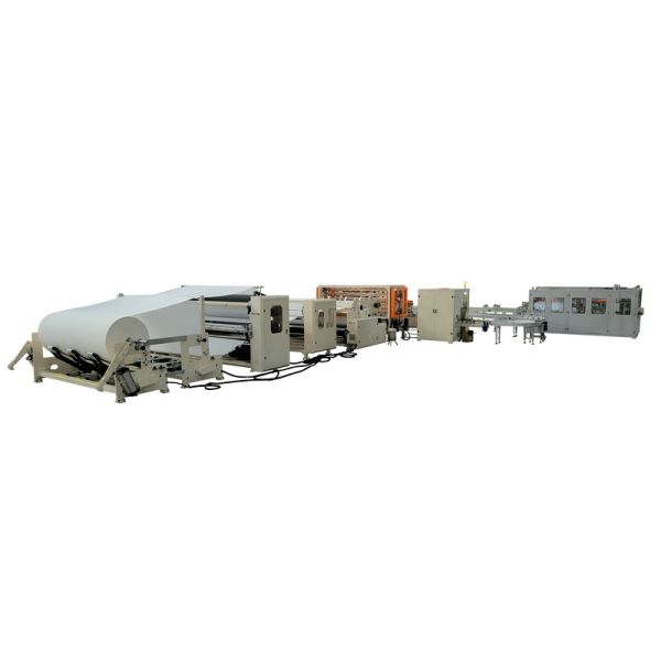 Fully Automatic 48 Rolls Bundle Packing Small Toilet Paper Kitchen Towel Roll Machine Production Line For South American Tissue Paper Businesses