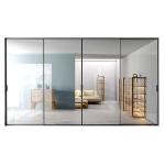European Commercial Aluminum Sliding Door with Stainless Steel Screen Netting