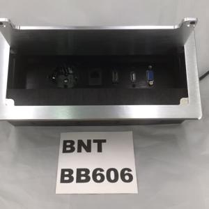 Wholesale Aluminum alloy flip up brush office desk power socket box from china suppliers