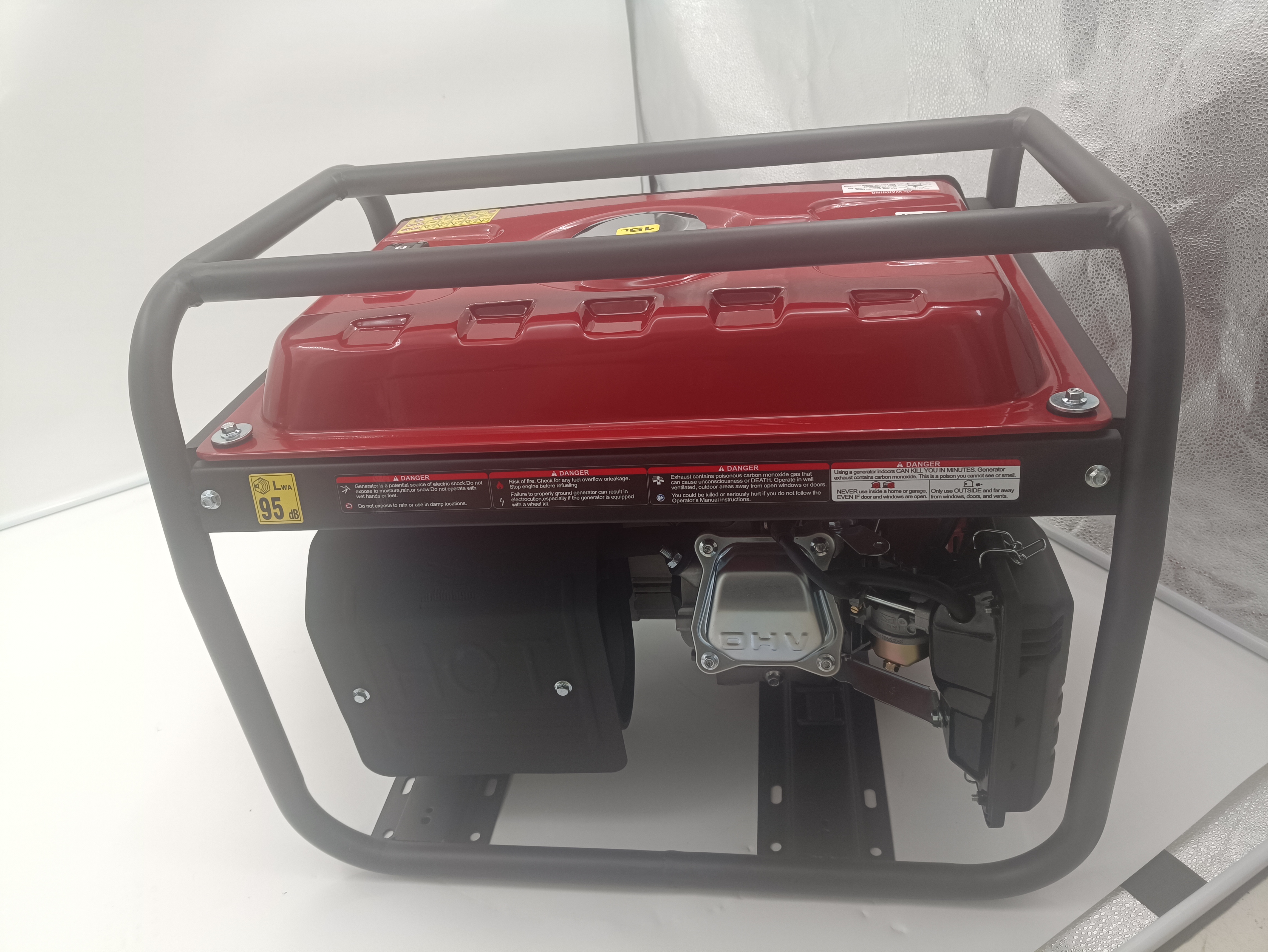 OEM Color Silent Portable Power Alternator Electrical Start Gasoline Generator CP3300-SM