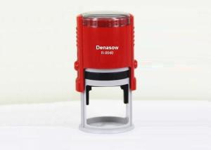 Wholesale Denasow Blank Round 40mm ABS Material Automatic Rubber Self Inking Stamp/Wholesale Printer Round 40MM School Suppli from china suppliers