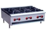 Commercial Restaurant Cooking Equipment Table Top Gas Stove With 1 / 2 / 4 / 6