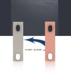 Lithium Battery Accessories Copper Bus Bar Connectors 100Ah For LiFePO4 Cells