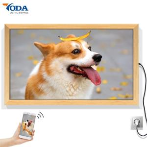 China Intelligent Smart Digital Picture Frame , HD Video Digital Photo Frame 35W on sale
