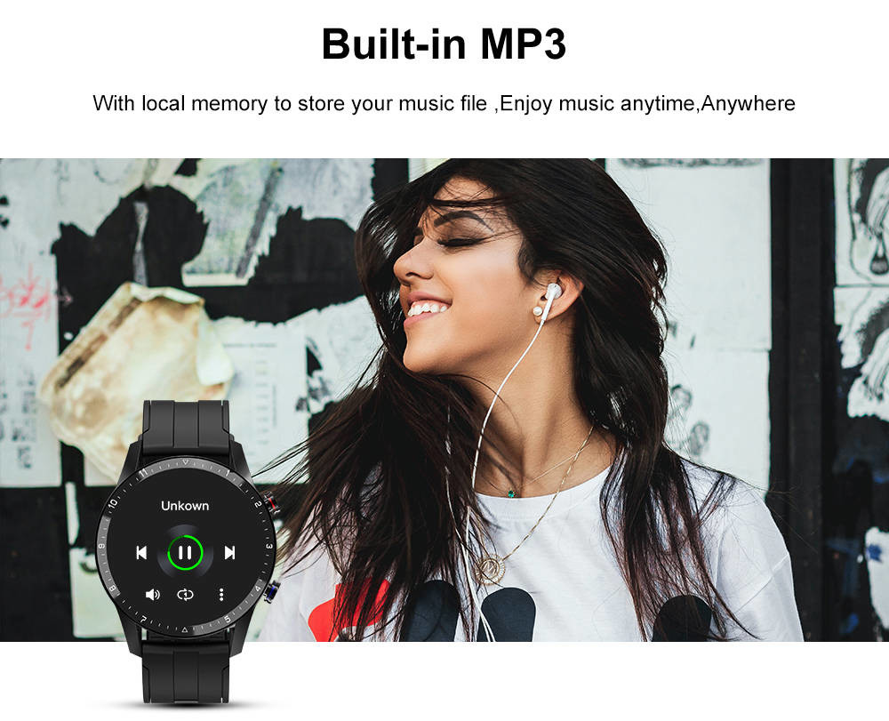 Large Memory Bluetooth IOT Devices Smart Watch Built In MP3 Iphone Compatible