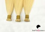 613# Golden Blonde Full Ending Flat Tip Hair Extensions For Women