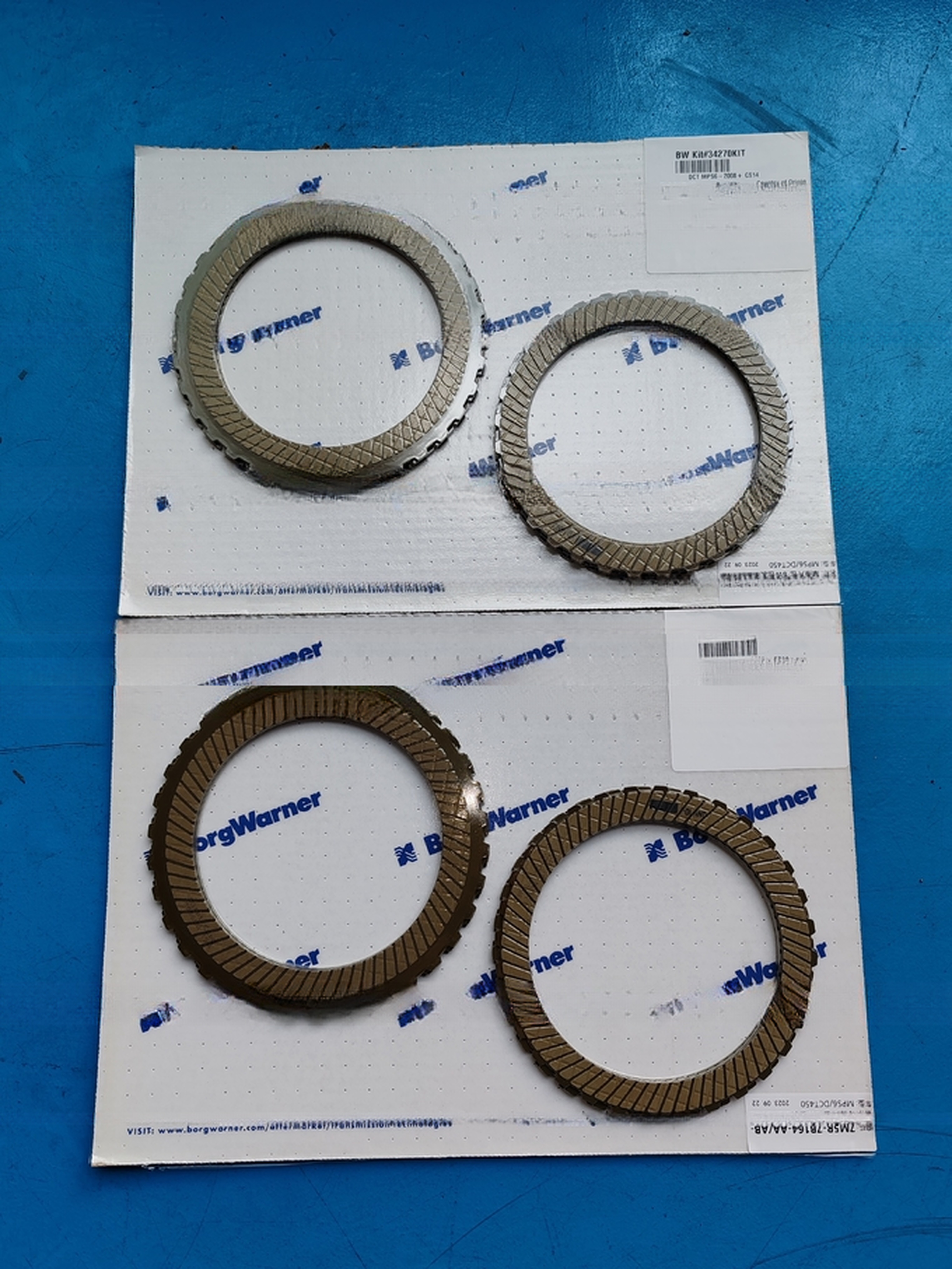 OEM NO 6DCT450 Friction Plate Kit 8-piece set for Chrysler Dodge Ford Land Rover Volvo
