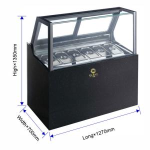 Wholesale Temperature -18--22C Commercial Hotel Equipment 1270*700*1350mm Net Capacity 6 ＊ 1/3*100 from china suppliers