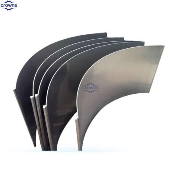 Sieve bend screen 25um 30 50 100 micron 304 stainless steel welded wedge wire