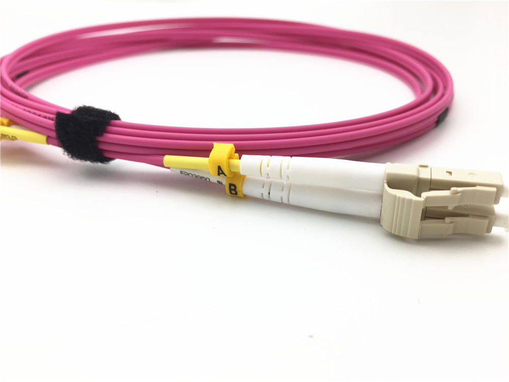 LC/LC Duplex OM4 50/125 Multimode Fiber Cable Assembly