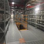 Steel Industrial Mezzanine Floors Flooring Load 300-1000kg Per Square Meter for