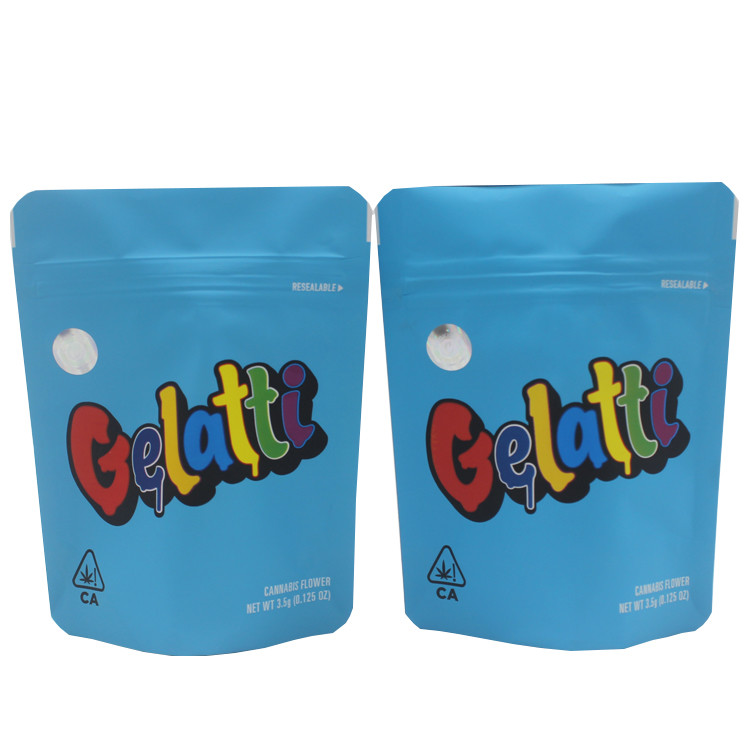 Heat Sealing Aluminum Foil Mylar Bag Custom Printed Logo ziplockk Mylar Bags