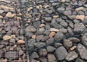 Wholesale 2.0mm Pvc Coated Bridge Protection Woven Gabion Baskets from china suppliers