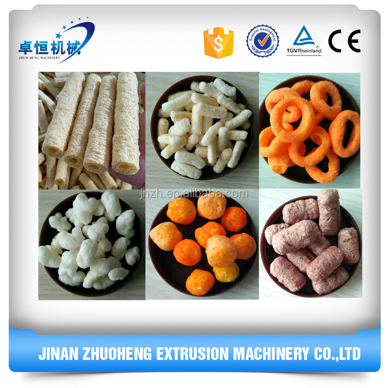 Corn Powder Extrusion Funyuns Onion Flavored Rings Snacks Machine for Snack Extrusion