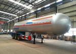 Tri Axles Tank Semi Trailer For 40000L- 48000L Liquid Ammonia Transport
