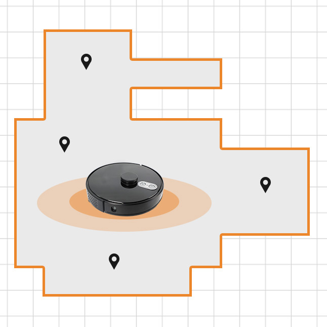 OEM 20W WIFI Clean Smart Lidar Robot Vacuum Anti Collision