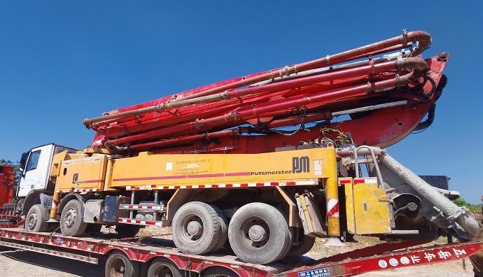 Used Construction Equipment Putzeister Concrete Pump 46m on Benz
