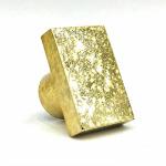 Rectangle Shape Flash Fragmentation Metal Zamak Perfume Bottle Cap
