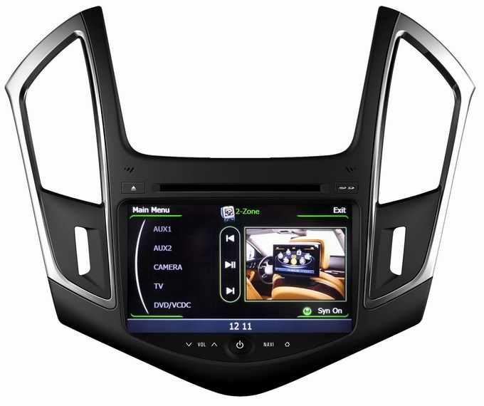 Ouchuangbo 8 inch HD screen audio video DVD Chevrolet Cruze 2013 S100 suport BT iPod usb