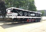 50Tons 20ft 40ft Gooseneck Container Flatbed Semi Trailers