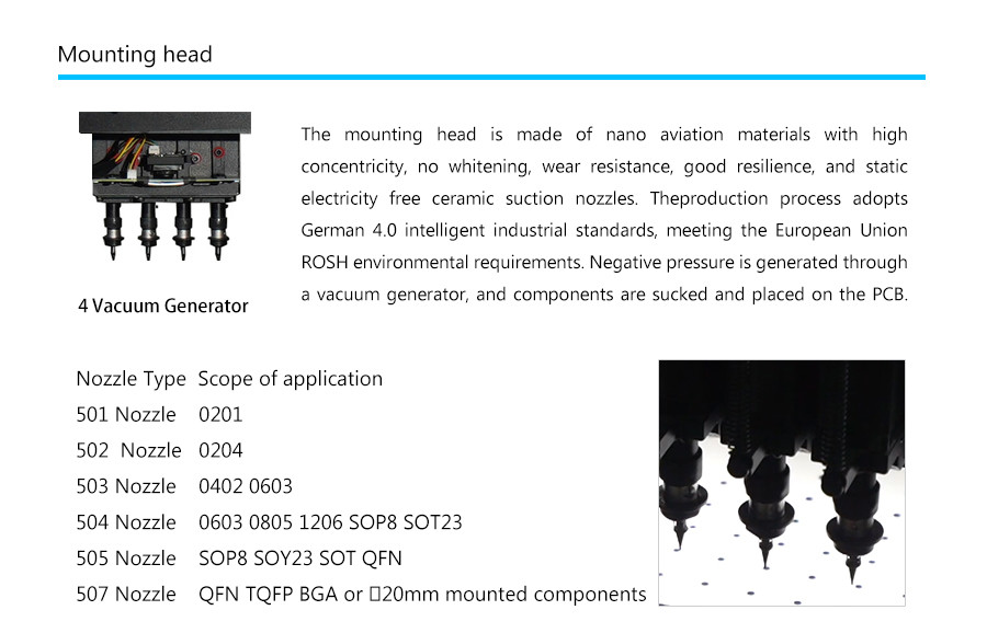 EXW HWGC 4 Heads Pcb Pick And Place Machine LED Bulb Manufacturing