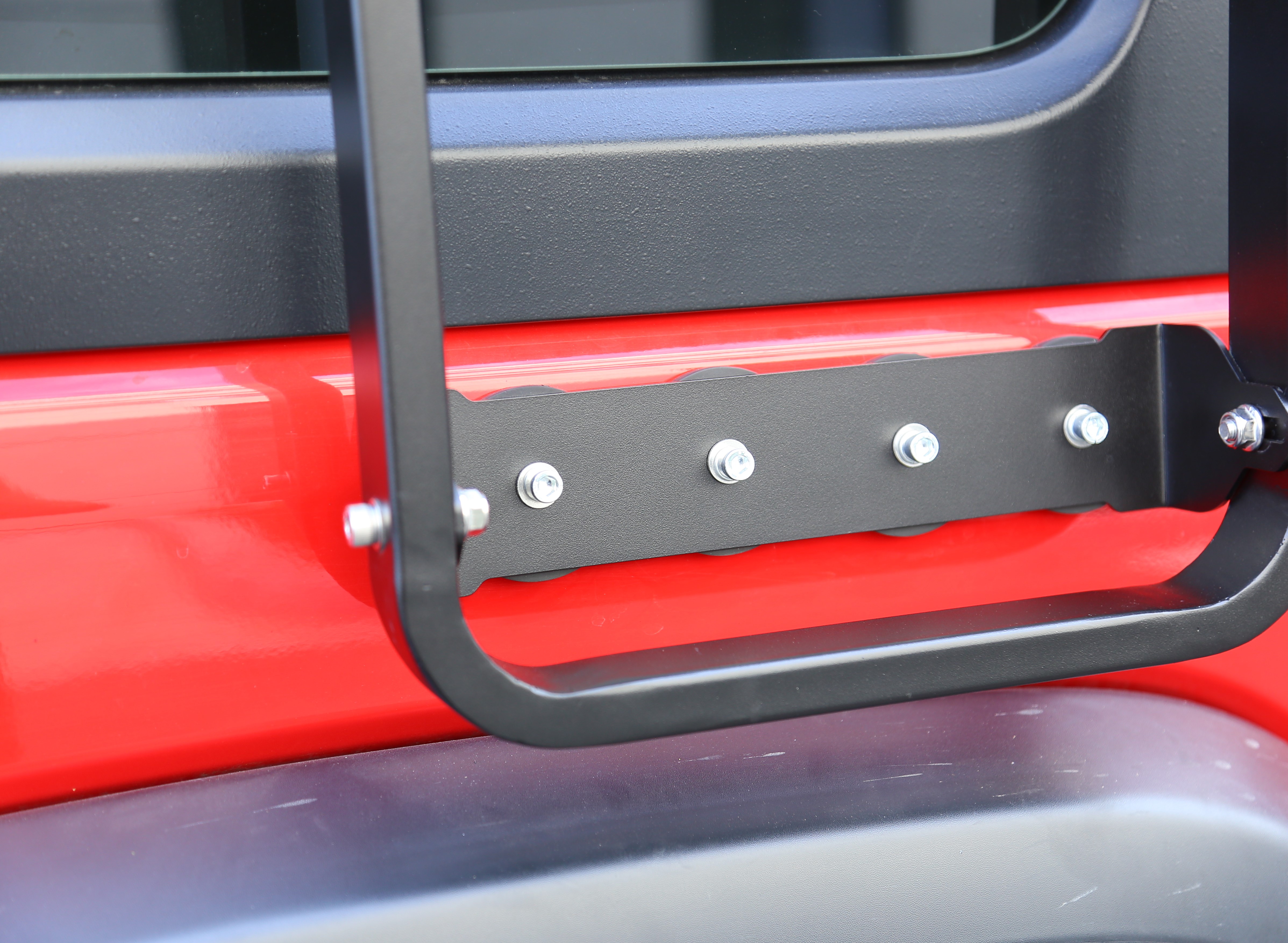 4x4 Vehicles 833*400*261mm Side Ladder Retrofit Kit for Jeep Wrangler JL JK