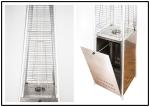 Portable Stainless Steel Glass Tube Patio Heater With Piezo Electronic Ignition