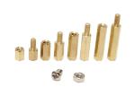 10-32 Brass Male Female Hex Standoffs Electronic Fasteners For Space Circuit
