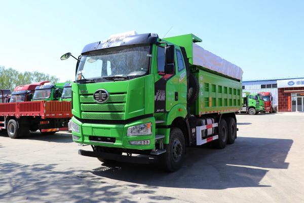 FAW CA3250 Airbag Shock-Absorbing Seat Heavy Truck 420HP Flat-Top Cab 6X4 5.8m