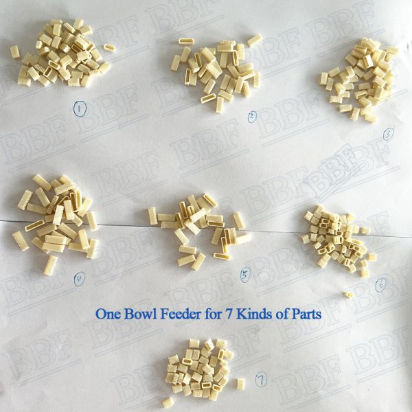 Vibrating Bowl Feeder Machine Multiple Needles Rings Screw Parts