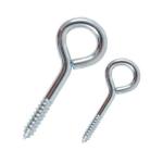 6 Inch Wood Screw Thread Eye Bolts Wind / Weather Resistant Architectural