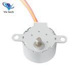 White Color Miniature Dc Gear Motor , Small Electric Motors With Gearbox 30BYJ46