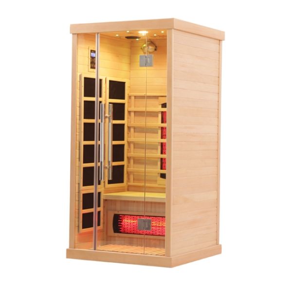 Full Spectrum 1 Person Individual Far Infrared Sauna Solid Wood