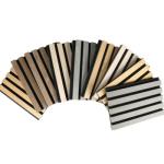 Modern Design Wooden Strip Polyester Fiber Acoustic Panel for Theater Wall Panel