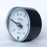 50mm Low Capsule Pressure Gauge 80 MmH2O Brass Internals Vacuum Pressure Gage