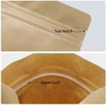 food kraft paper bag Waterproof Stand Up Laminate Kraft Paper Bag For Food