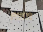 Noise Reduction Ceramic Wear Plates Wear Resistant Good Shock Absorption