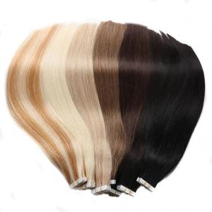 Wholesale Salon Natural Looking Hair Extensions Full Cuticle Double Sided Adhesive In Bulk from china suppliers