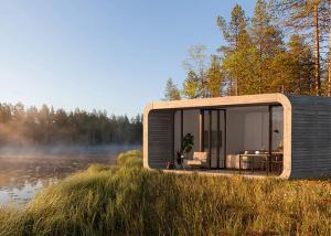 Wholesale Wood Assembled Houses Portable Cabins Modular Cottages With Light Steel Frame from china suppliers