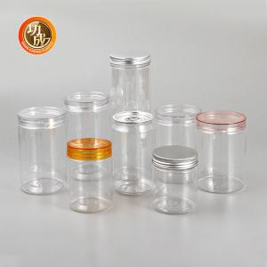 Wholesale Transparent PET Candy Cookie Jar 450ml 500ml Plastic Candy Jars With Lids from china suppliers