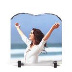 20 x 20 CM Sublimation Rock Stone Slate On Upper Opening For Wedding Gift Photo