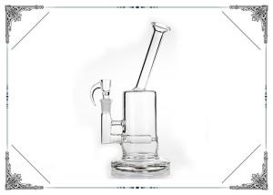 Wholesale Glass Water Bubbler 10 Inches Gridded Inline Perc Smoking Water Pipe Heady Thick Base from china suppliers