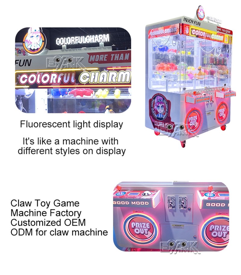 Claw Toy Crane Game Machine Coin Operated Prize Vending Machine
