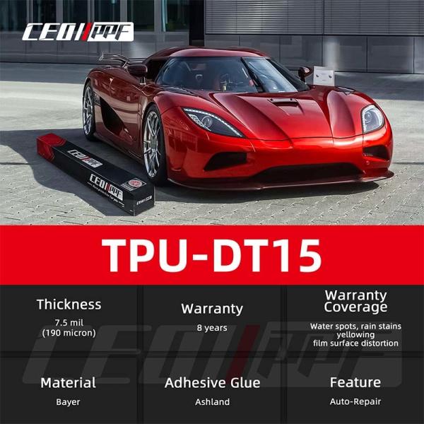 Germany BASF PPF TPU DT15 Car Paint Protection Film Repair Funcrion Unparalleled