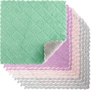 Wholesale Blue 80 Polyester 20 Polyamide Microfiber Towel , Microfiber Dish Drying Towels from china suppliers