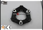 Black Hydraulic Pump Excavator Coupling , 16AS / 16A Rubber Shaft Coupling