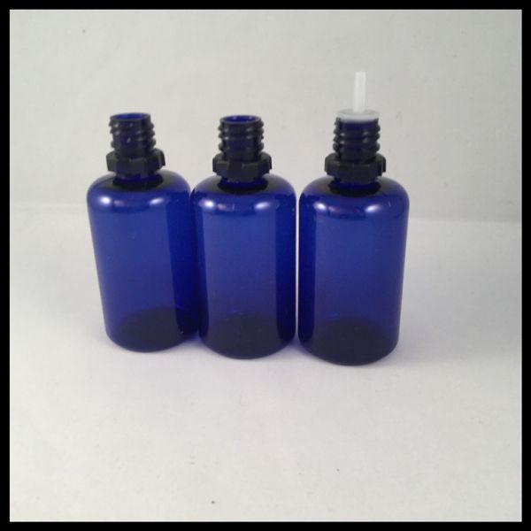 Blue 30ml Plastic Bottles PET Dropper Bottles E Cig Liquid Bottles
