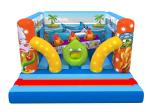 Ocean Themed Kids Inflatable Bounce House Sea World Painting With Interesting
